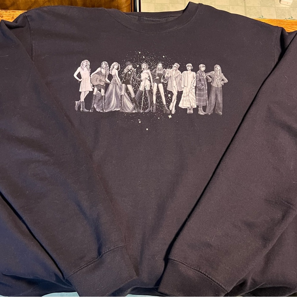Midnights Eras Blue Crewneck